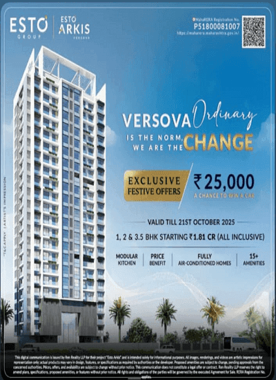 Esto Arkis - Luxury Residences at SVP Nagar, 4 Bungalows, Versova - View 3