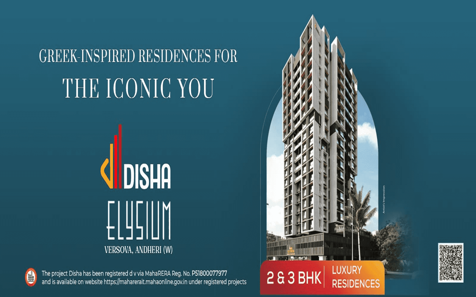 Disha Elysium - Luxury Residences at Versova, Andheri West - View 1